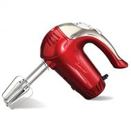 Continental Electric CM43145 Electric Hand Mixer, One Size, red