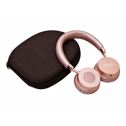  Contixo Premium Kids Headphones With Volume Limit Controls (Max 85dB), Bluetooth Wireless Headphones Over-The-Ear With Comfortable Cushioning (Black)