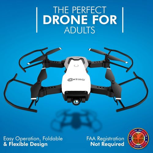  Contixo F16 FPV Drone with Camera for Kids - 2.4G RC Quadcopter Drones for Kids and Beginners with 6-Axis Gyro, 1080P HD Camera, Follow Me Mode, Gesture Control, Headless Mode, WiF