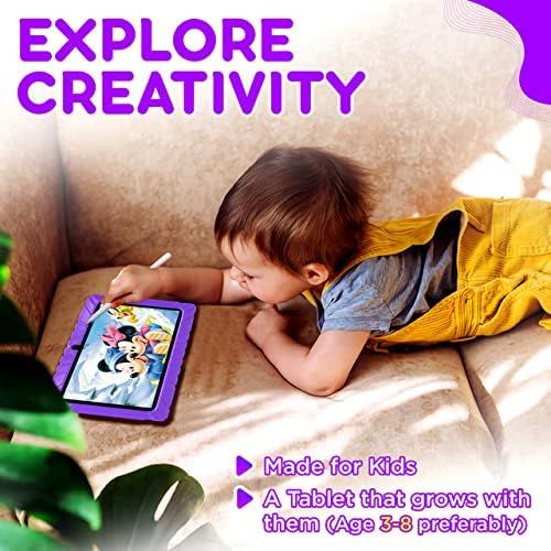  [아마존베스트]Contixo V8-2 7 inch Kids Tablets - Tablet for Kids with Parental Control - Android Tablet 16 GB HD Display Durable Case & Screen Protector WiFi Camera-Learning Toys for 2 to 10 Yea