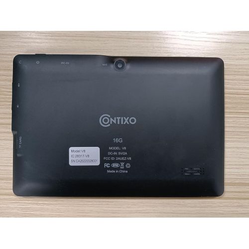  [아마존베스트]Contixo V8-2 7 inch Kids Tablets - Tablet for Kids with Parental Control - Android Tablet 16 GB HD Display Durable Case & Screen Protector WiFi Camera-Learning Toys for 2 to 10 Yea