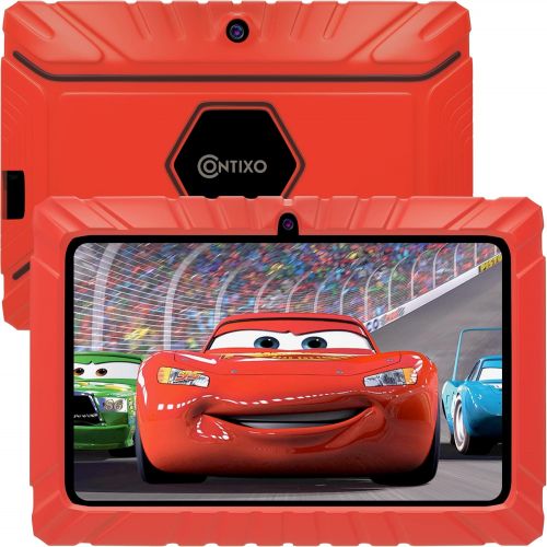  [아마존베스트]Contixo V8-2 7 inch Kids Tablets - Tablet for Kids with Parental Control - Android Tablet 16 GB HD Display Durable Case & Screen Protector WiFi Camera-Learning Toys for 2 to 10 Yea