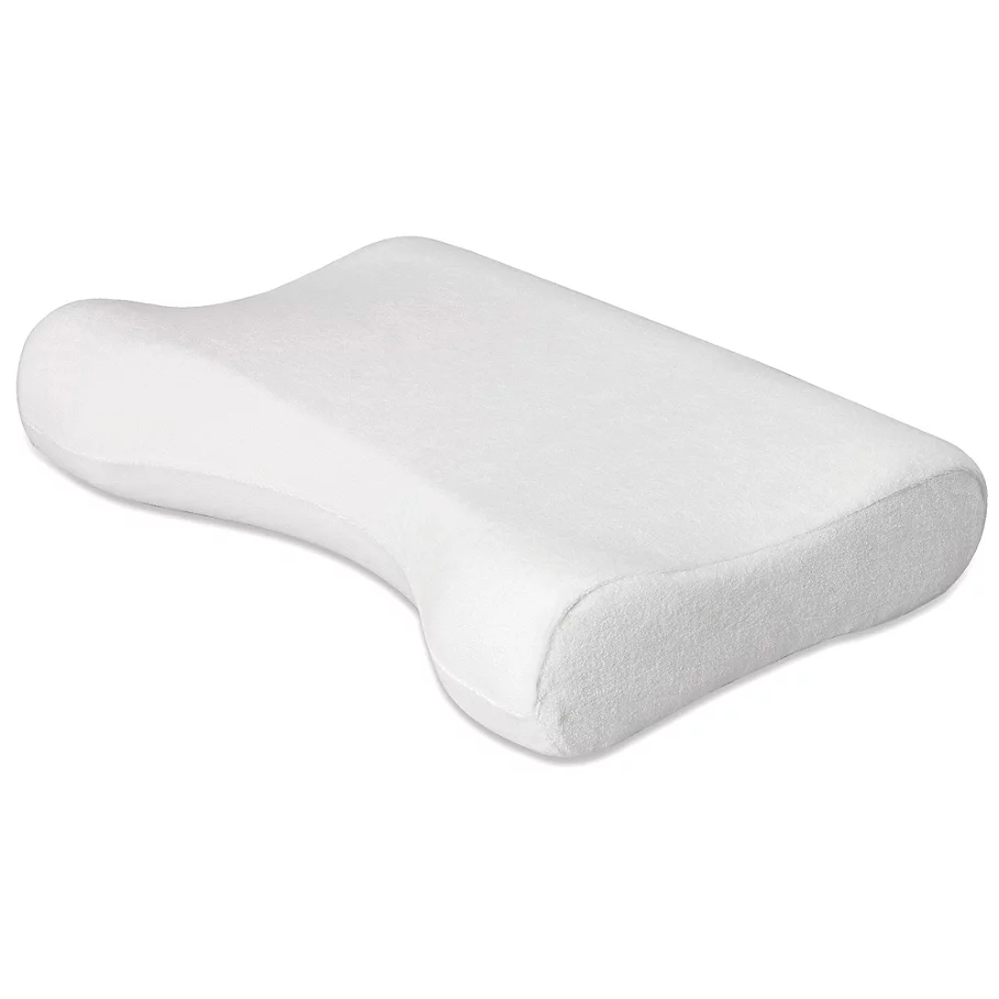 Contour Cervical Side Sleeper Medium Pillow in White