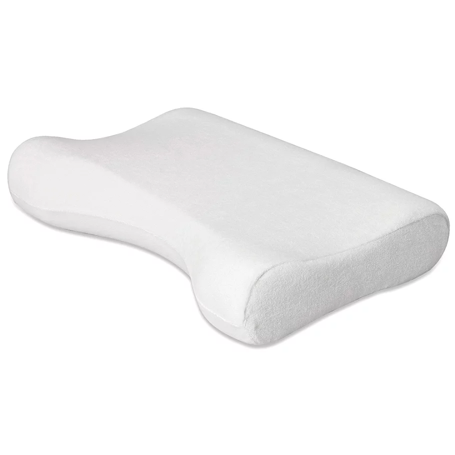  Contour Cervical Side Sleeper Medium Pillow in White