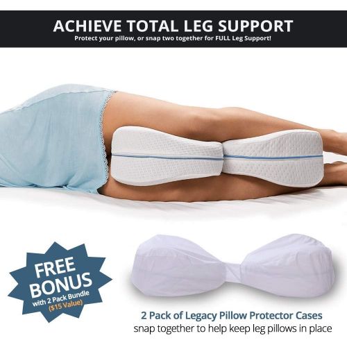  [아마존 핫딜] Contour Legacy Leg Pillow for Back, Hip, Legs & Knee Support Wedge & Sciatica Nerve Pressure