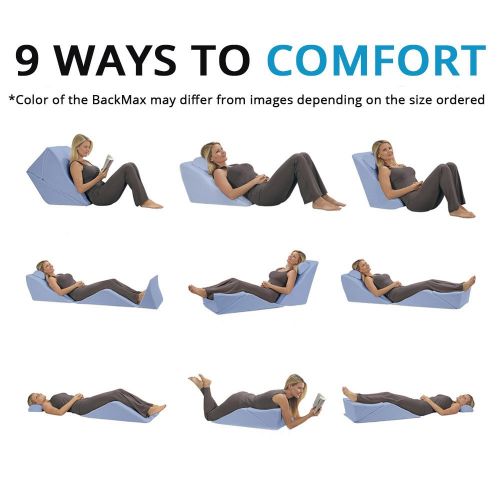  Contour Products BackMax Full Body Foam Bed Wedge Pillow System, Plus 2.0