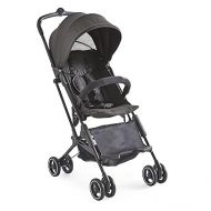 Contours Itsy Ultra-Sturdy Compact Fold Lightweight Travel Toddler Stroller and Baby Stroller with Easy Carry Handle, Large UPF 50+ Sun Canopy, Storage Basket - Black