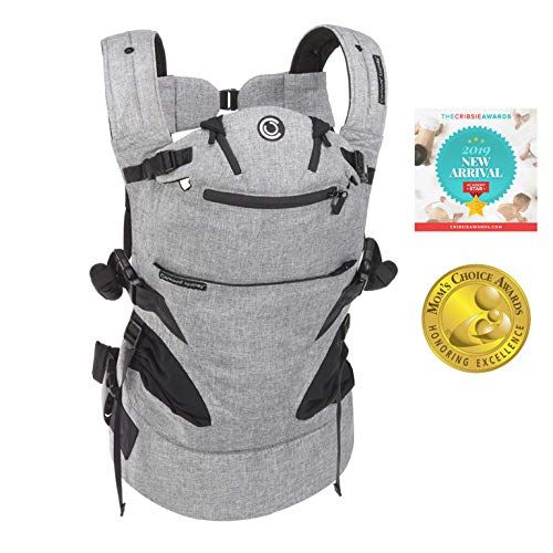  Contours Journey 5-in-1 Child & Baby Carrier, 5 Carrying Positions, Graphite Grey