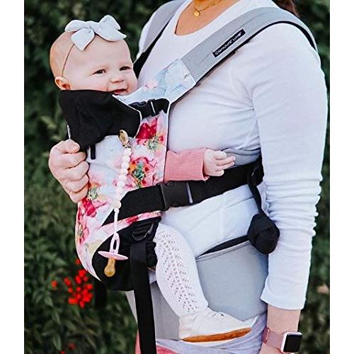  Contours Love 3-in-1 Child & Baby Carrier with 3 Seating Positions, Pink Bouquet