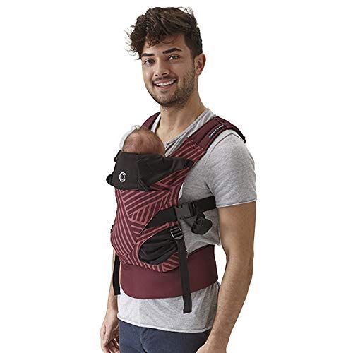  Contours Journey 5-in-1 Child & Baby Carrier, 5 Carrying Positions, Starburst Bordeaux