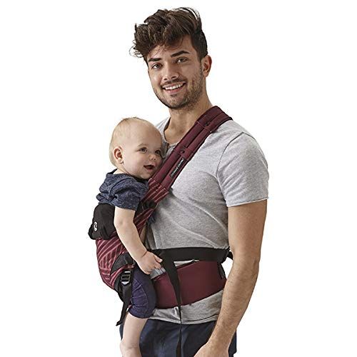  Contours Journey 5-in-1 Child & Baby Carrier, 5 Carrying Positions, Starburst Bordeaux