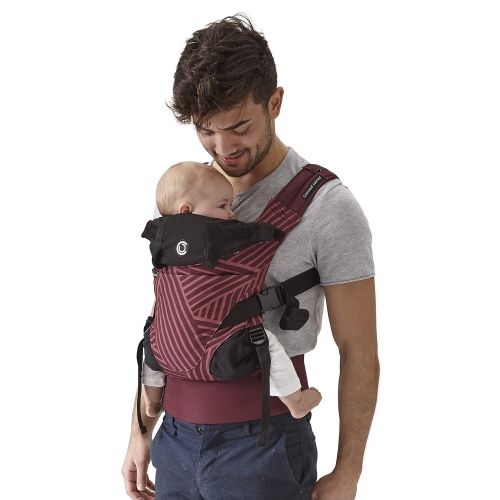  Contours Journey 5-in-1 Child & Baby Carrier, 5 Carrying Positions, Starburst Bordeaux