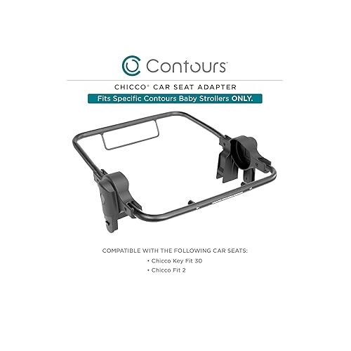 Contours Infant Car Seat Adapter for Contours Strollers, Fits Chicco Infant Car Seats into Select Contours Baby Strollers
