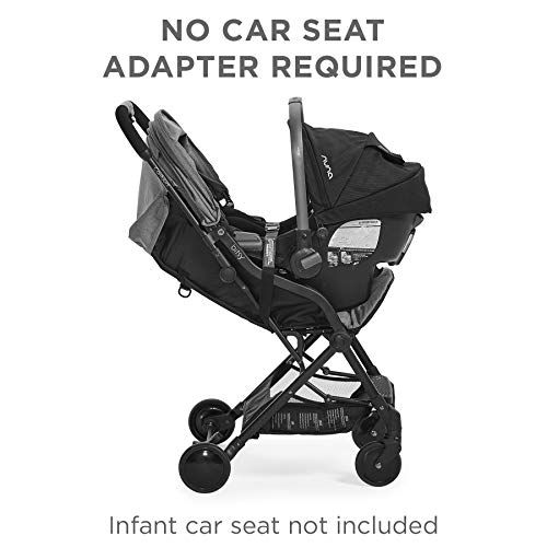  [아마존베스트]Contours Bitsy Compact Fold Lightweight Stroller for Travel, Airplane Friendly, Adapter-Free Car Seat Compatibility, Granite Grey