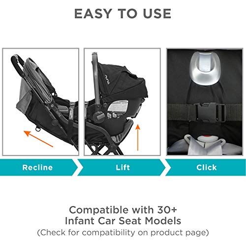  [아마존베스트]Contours Bitsy Compact Fold Lightweight Stroller for Travel, Airplane Friendly, Adapter-Free Car Seat Compatibility, Granite Grey