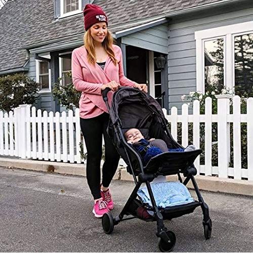  [아마존베스트]Contours Bitsy Compact Fold Lightweight Stroller for Travel, Airplane Friendly, Adapter-Free Car Seat Compatibility, Granite Grey