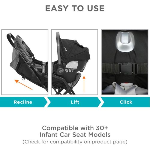  [아마존베스트]Contours Bitsy Compact Fold Lightweight Stroller for Travel, Airplane Friendly, Adapter-Free Car Seat Compatibility, Granite Grey