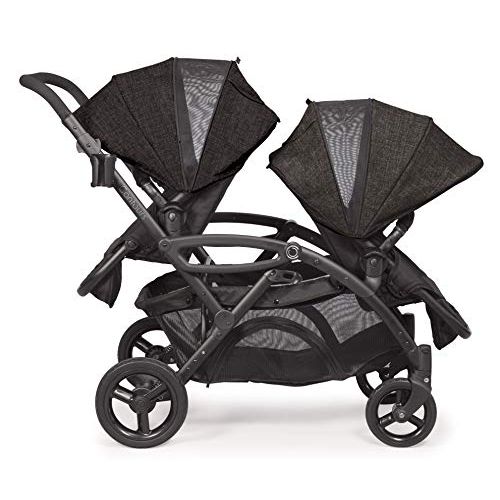  [아마존베스트]Contours Options Elite Tandem Double Toddler & Baby Stroller, Multiple Seating Configurations, Reclining Seats, Lightweight Frame, Car Seat Compatibility, Large Storage Basket, Car