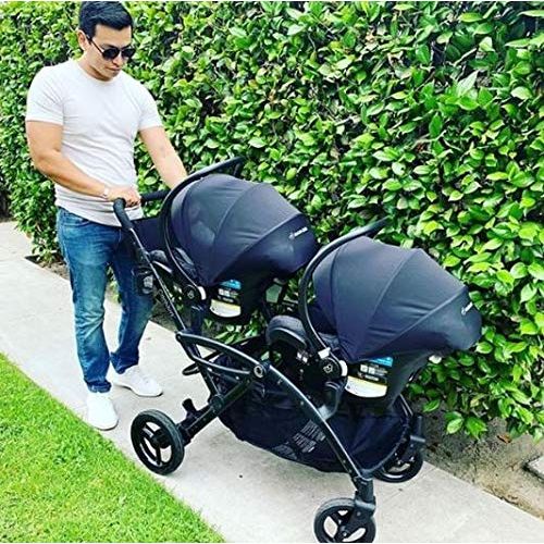  [아마존베스트]Contours Options Elite Tandem Double Toddler & Baby Stroller, Multiple Seating Configurations, Reclining Seats, Lightweight Frame, Car Seat Compatibility, Large Storage Basket, Car