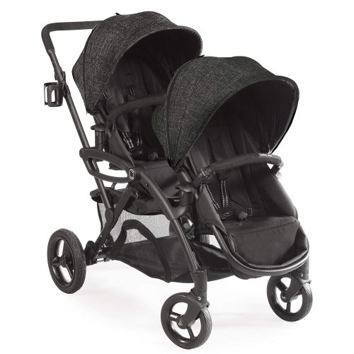  [아마존베스트]Contours Options Elite Tandem Double Toddler & Baby Stroller, Multiple Seating Configurations, Reclining Seats, Lightweight Frame, Car Seat Compatibility, Large Storage Basket, Car