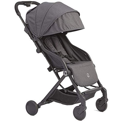  Contours Bitsy Compact Fold Lightweight Travel Stroller, Extended Canopy, Reclining Seat, Airplane Friendly, One-Hand Fold, Large Storage Basket, Adapter-Free Car Seat Compatibilit