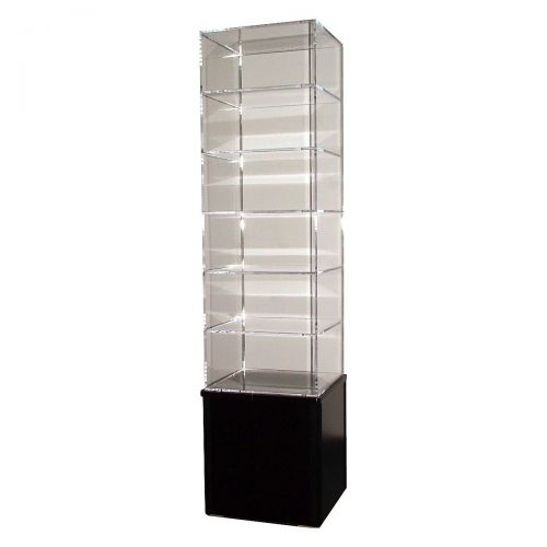  Control Acoustics},description:This Snare Drum Tower Display Case is constructed of a 38 clear acrylic upper section with 5 fixed 38 acrylic shelves spaced 8 apart. Its base is a