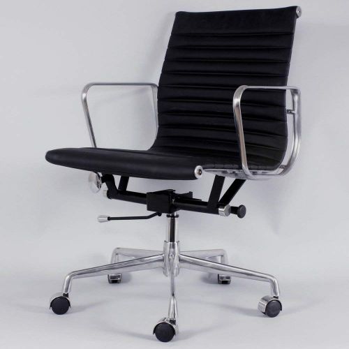  Control Brand Mid-Century-Inspired Executive Office Chair, Black