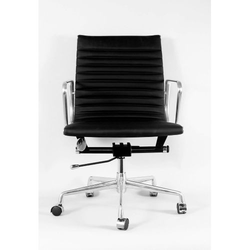  Control Brand Mid-Century-Inspired Executive Office Chair, Black