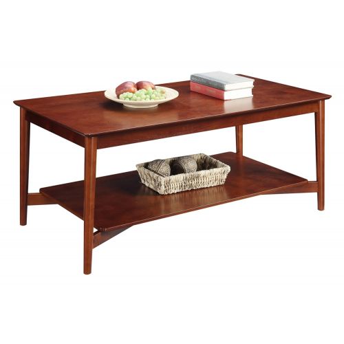  Convenience Concepts Savannah Collection Coffee Table, Mahogany