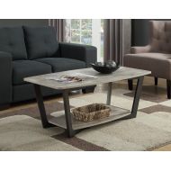 Convenience Concepts Graystone Coffee Table, Faux Birch