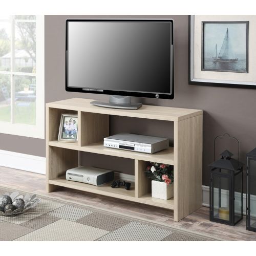  Convenience Concepts Designs2Go Northfield TV Stand Console, Weathered White