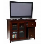 Convenience Concepts Designs2Go Sierra Highboy TV Stand for Flat Panel TVs Up to 50-Inch or 100-Pounds, Rich Espresso