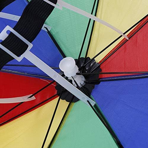 [아마존베스트]Westeng Sun Rain Umbrella Hat Golf Fishing Camping Headwear Cap 55cm Diameter 1Piece
