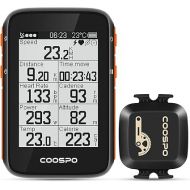 COOSPO Bike Computer Wireless GPS, Bike Speedometer with Auto Backlight, Bluetooth ANT Cycling GPS Computer,Bicycle Computer BC200 with Waterproof, Compatible with CooSporide app HR/Cad/Spd/Power Sensor