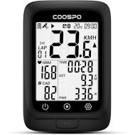 COOSPO Bike Computer GPS Wireless, ANT+ Cycling Computer GPS with Bluetooth, Multifunctional ANT+ Bicycle Computer GPS with 2.4 LCD Screen, Bike Speedometer with Auto Backlight IP67