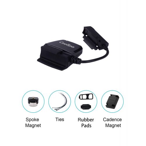  [아마존 핫딜]  [아마존핫딜]CooSpo Bluetooth Geschwindigkeitssensor Fahrrad Ant+ Speed Cadence Sensor Cycling Bike RPM Sensor IP67 Wasserdicht Kompatibel mit Runtastic Strava Zwift Garmin Polar