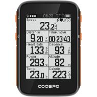 [아마존베스트]CooSpo GPS Bike Computer,Wireless Cycling Computer Speedometer Odometer with 2.4 Inch LCD Display, 3 Satellite Systems,36 Hours Battery Life,IPX7 Waterproof Support BLE 5.0 ANT+