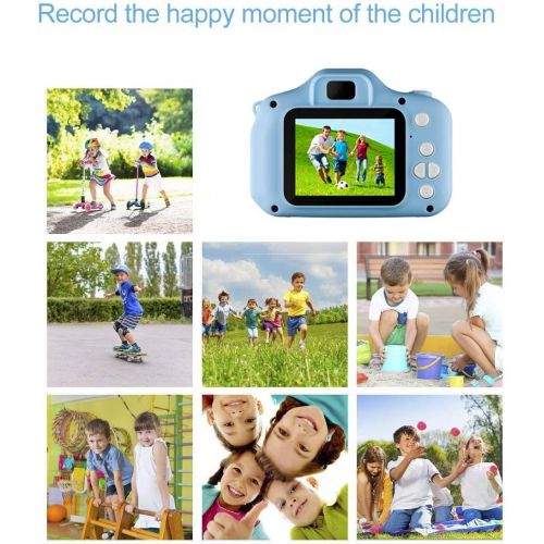  [아마존베스트]Coodoo Kids Camera Toys for 4-8 Year Old Boys Toddler Rechargeable Cameras with 2 Inch IPS Screen for Children Birthday Gift Idea(Free 16GB Memory Card Included)