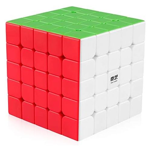  [아마존베스트]Coogam Qiyi 5x5 Speed Cube Stickerless Puzzle Toy (Qizheng S Version)