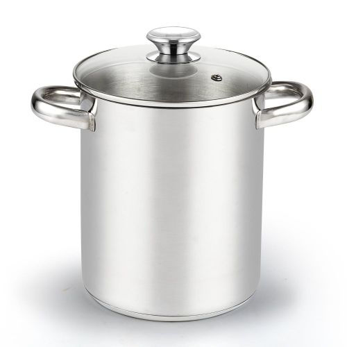  Cook N Home 4 Quart Vegetable Steamer Pot, Stainless Steel