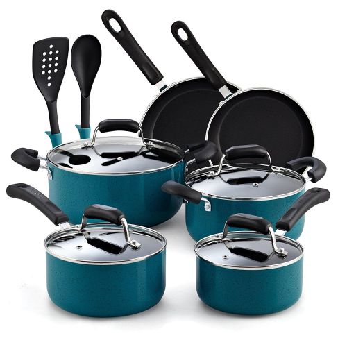  Cook N Home 12-Piece Nonstick Stay Cool Handle Cookware Set