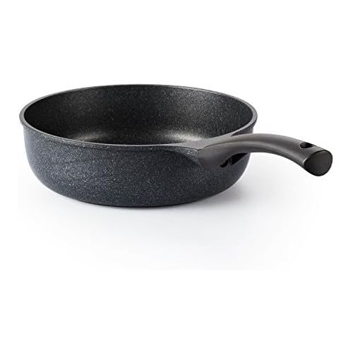  [아마존베스트]Cook N Home Nonstick Marble Coating 9.5/24cm Saute Fry Pan, Black