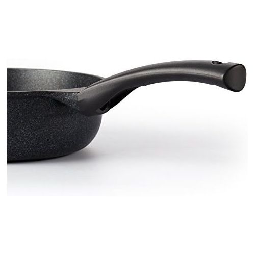  [아마존베스트]Cook N Home Nonstick Marble Coating 9.5/24cm Saute Fry Pan, Black