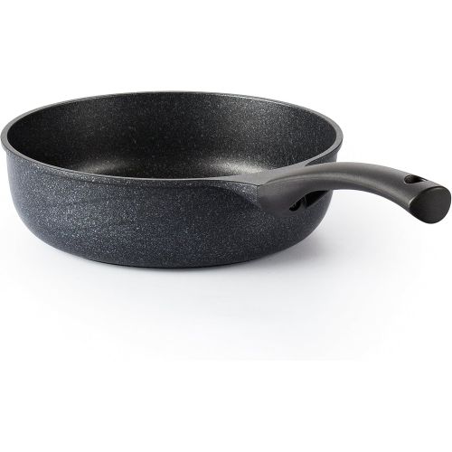  [아마존베스트]Cook N Home Nonstick Marble Coating 9.5/24cm Saute Fry Pan, Black