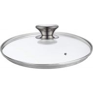 Cook N Home 02652 Tempered Glass Lid, 10.24 inches, Clear, minimum fit 9.875 inch, maximum fit 10.25 inch