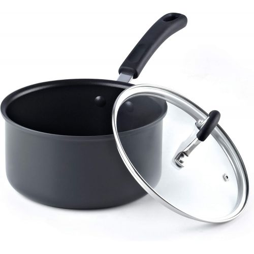  Cook N Home 02597 12-Piece Nonstick Hard Anodized Cookware Set