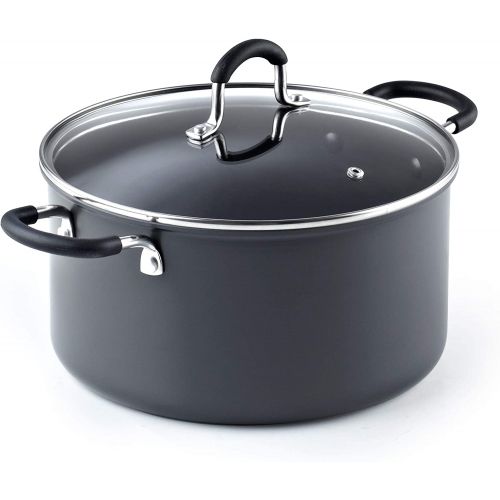  Cook N Home 02597 12-Piece Nonstick Hard Anodized Cookware Set