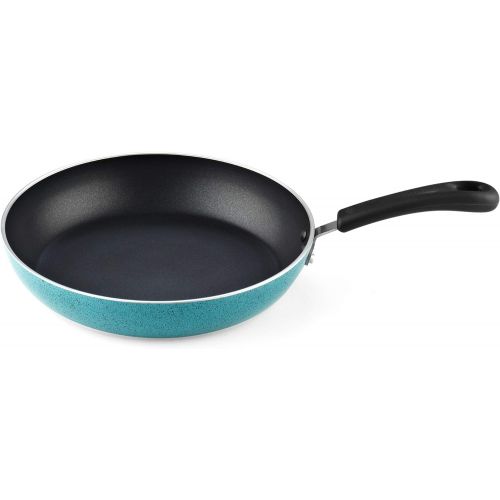  Cook N Home Nonstick Saute Fry Pan Set, 8, 9.5, and 11-Inch, Turquoise, 3-Piece