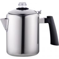 [아마존베스트]Cook N Home 8-Cup Stainless Steel Stovetop Coffee Percolator Pot Kettle, Tea