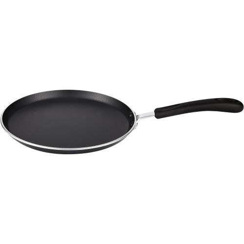  Cook N Home 10.25-Inch Nonstick Heavy Gauge Crepe Pancake Pan Griddle, 26cm, Black